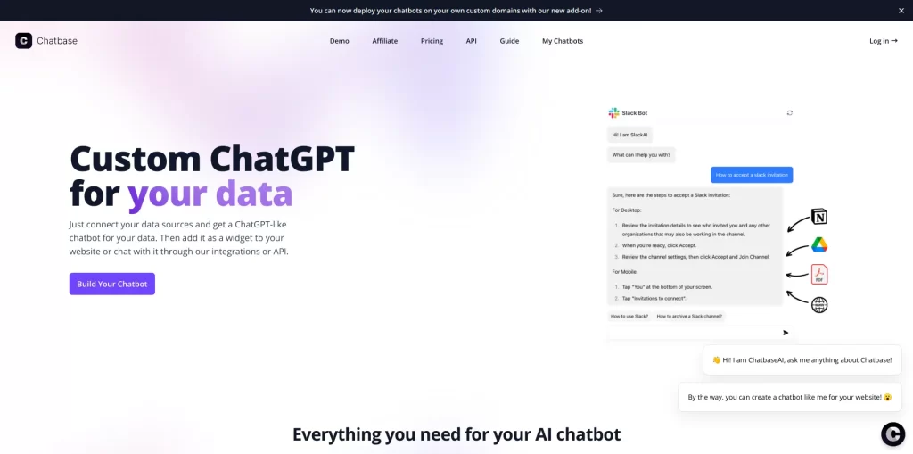 Chatbase screenshot