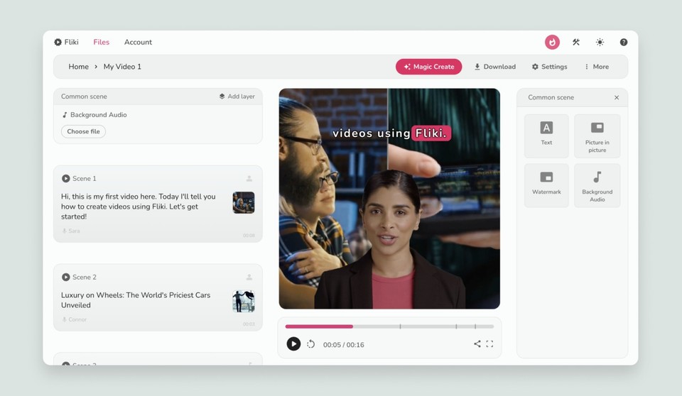 Can Faceless YouTube Channels Be Monetized? Absolutely yes with Fliki! 3 Fliki screenshot
