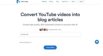 VideotoBlog.Ai
