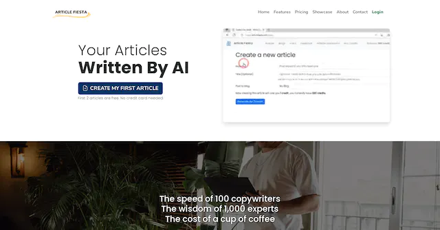 Article Fiesta screenshot