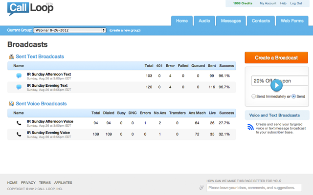 Call Loop screenshot