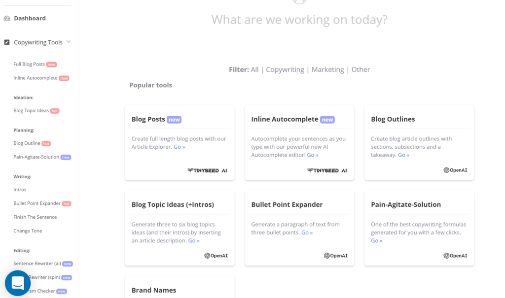 ContentBot screenshot
