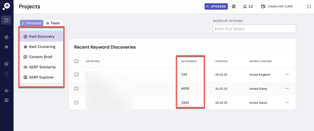 Keyword Insight Ai screenshot