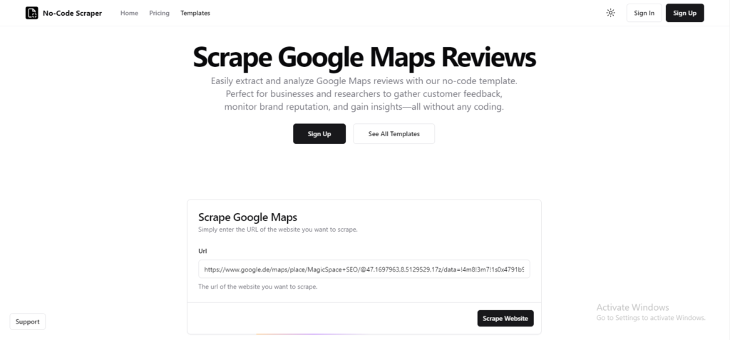 No Code Scraper screenshot