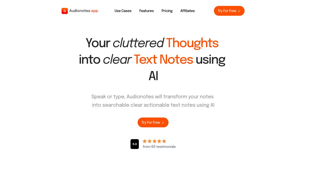 Audionotes 2 Audionotes