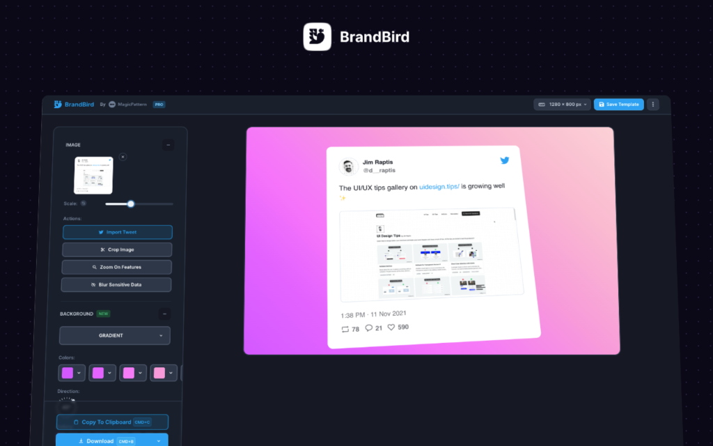 BrandBird screenshot