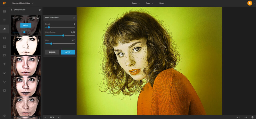 Cartoonize screenshot