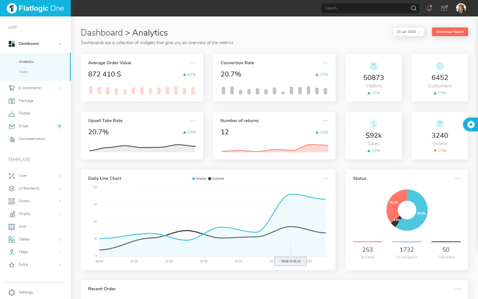Flatlogic screenshot
