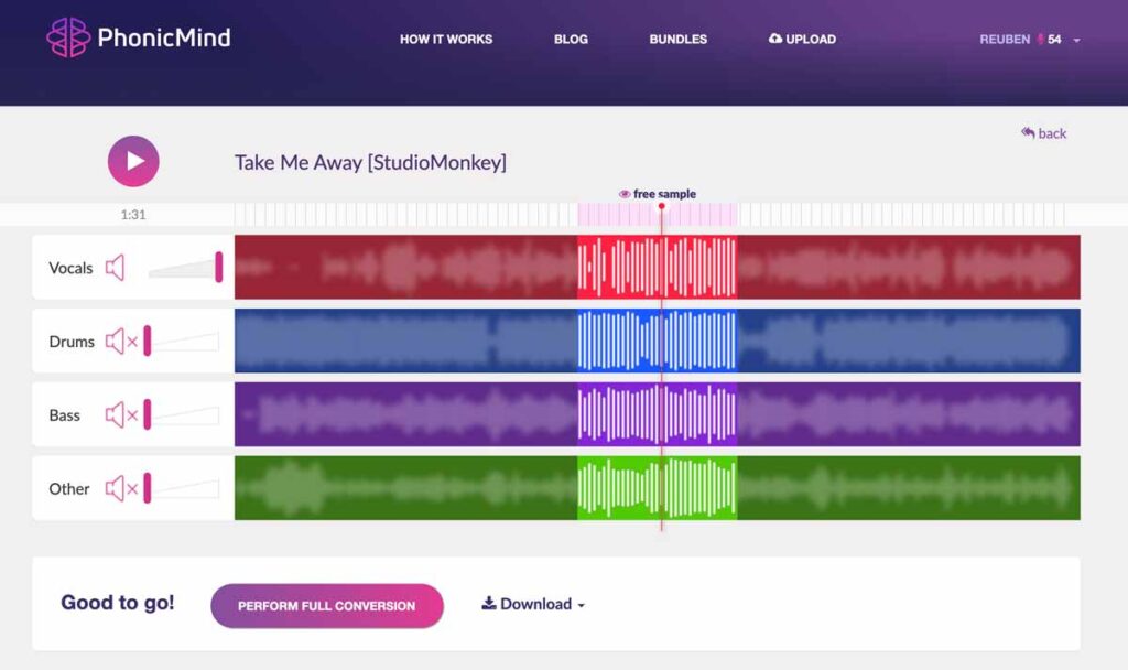 Phonicmind screenshot