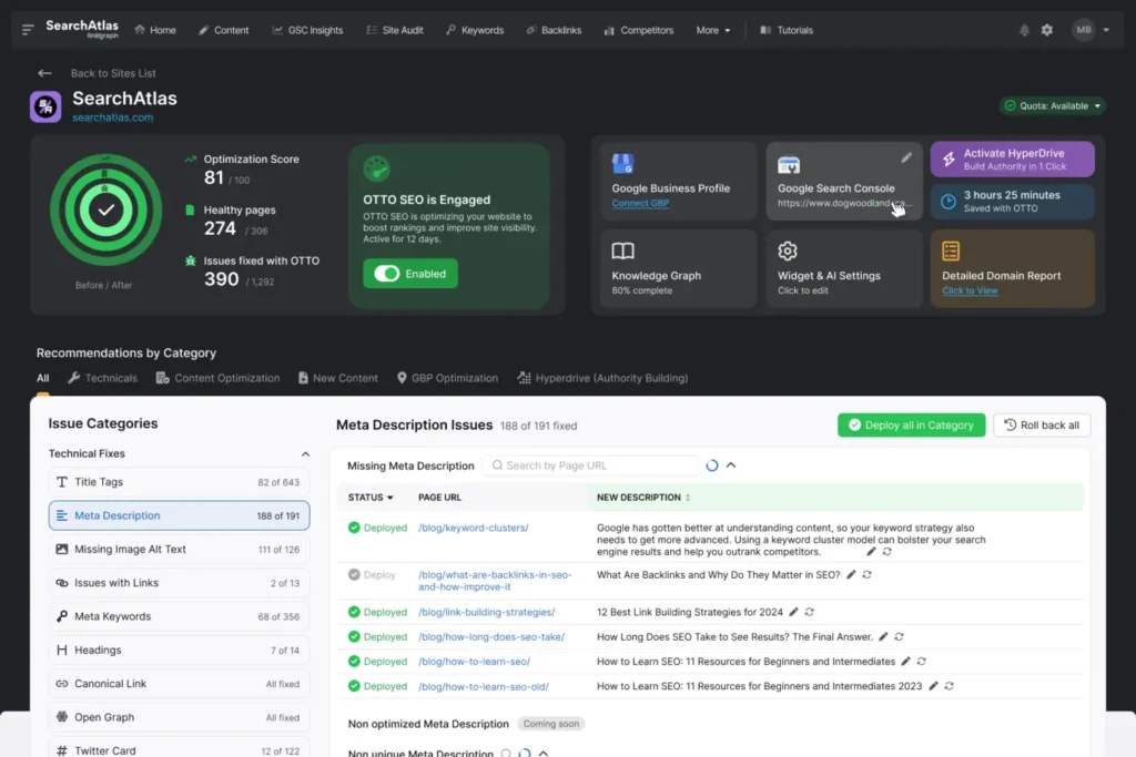 Search Atlas screenshot