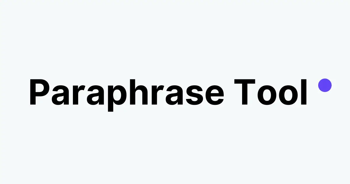 paraphrase tool logo