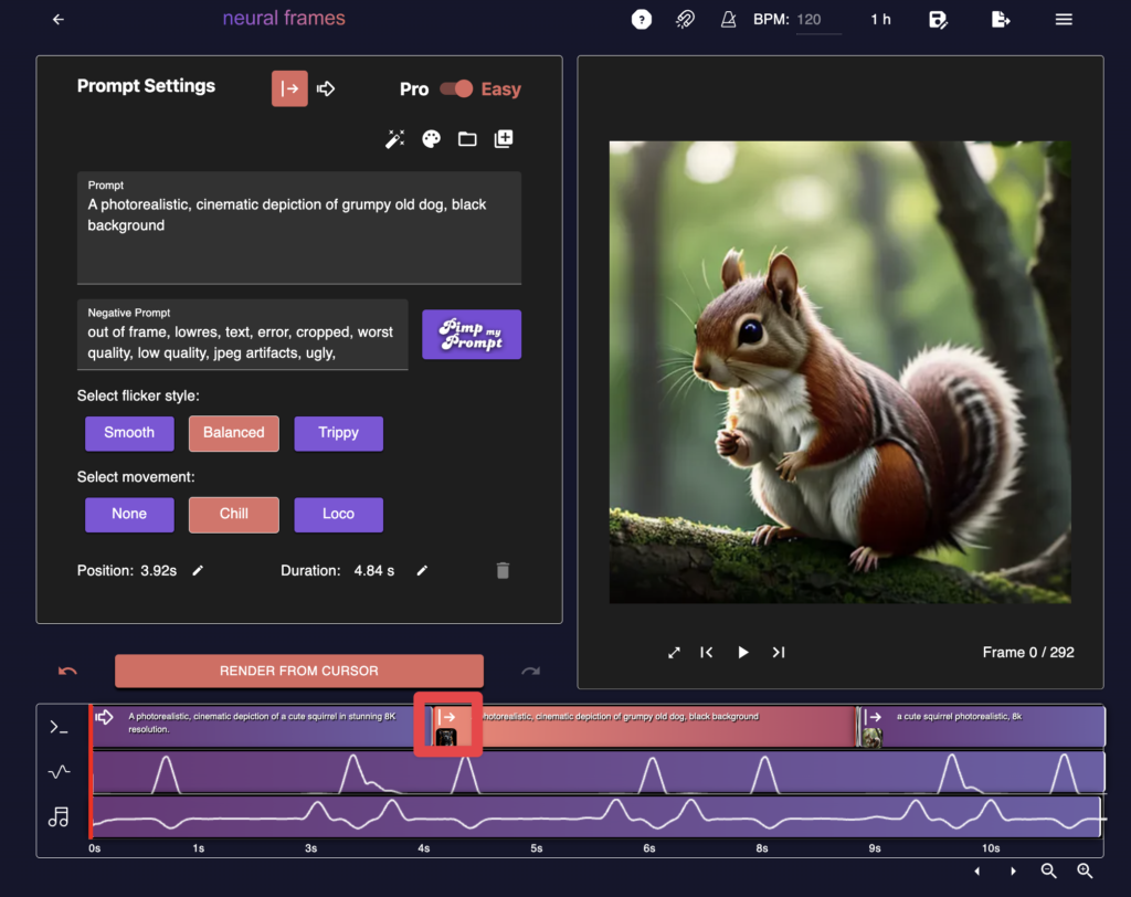 Neural Frames screenshot