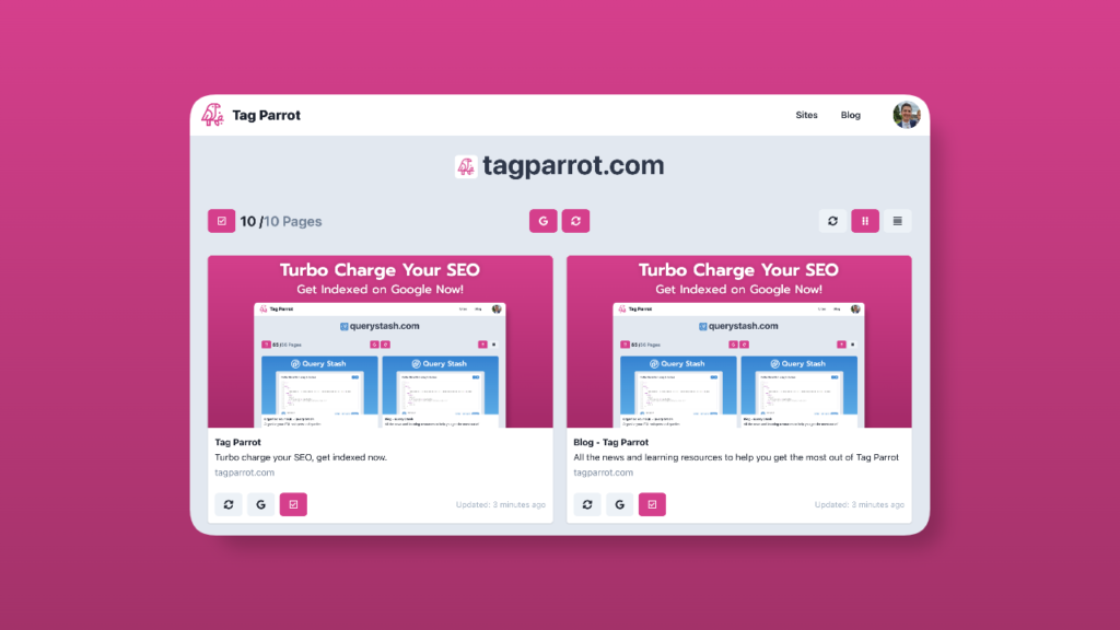 Tag Parrot screenshot