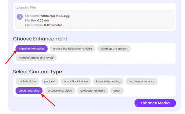 Audio Enhancer screenshot1