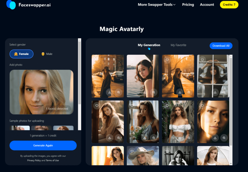 Face Swapper screenshot