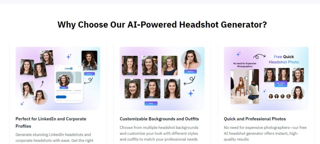 Headshot Photo screenshot