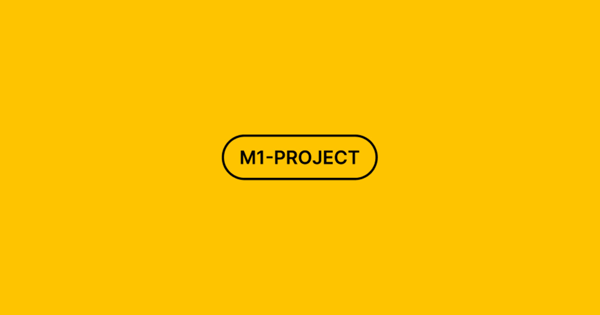 M 1 Project logo1