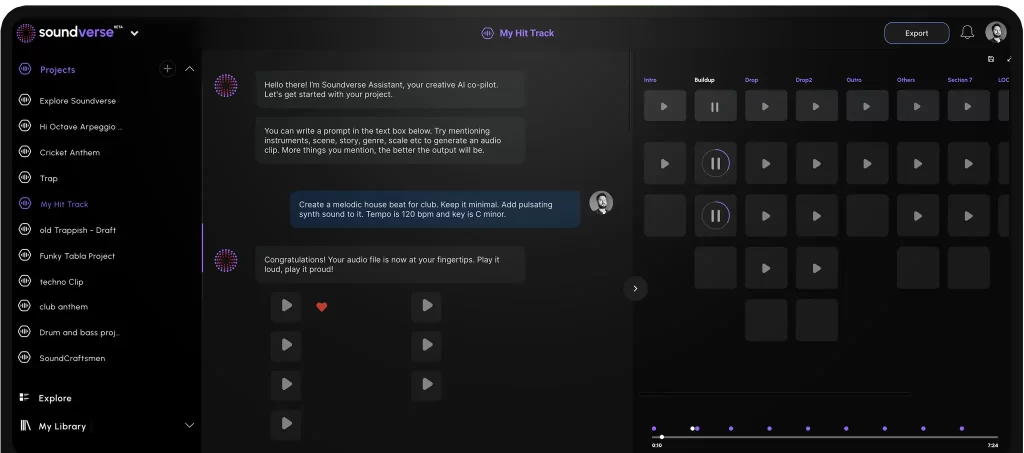 Soundverse Ai screenshot