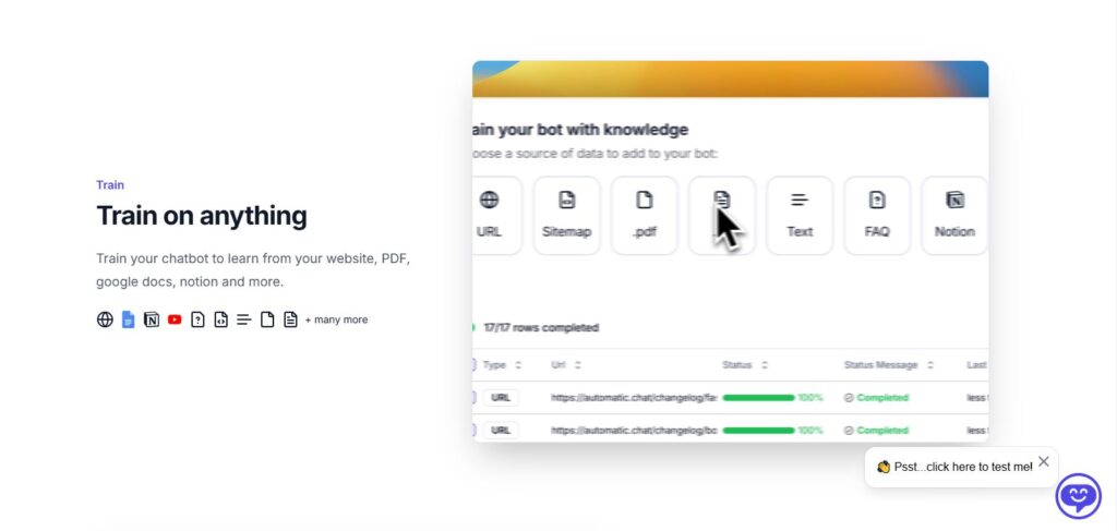Automatic Chat screenshot