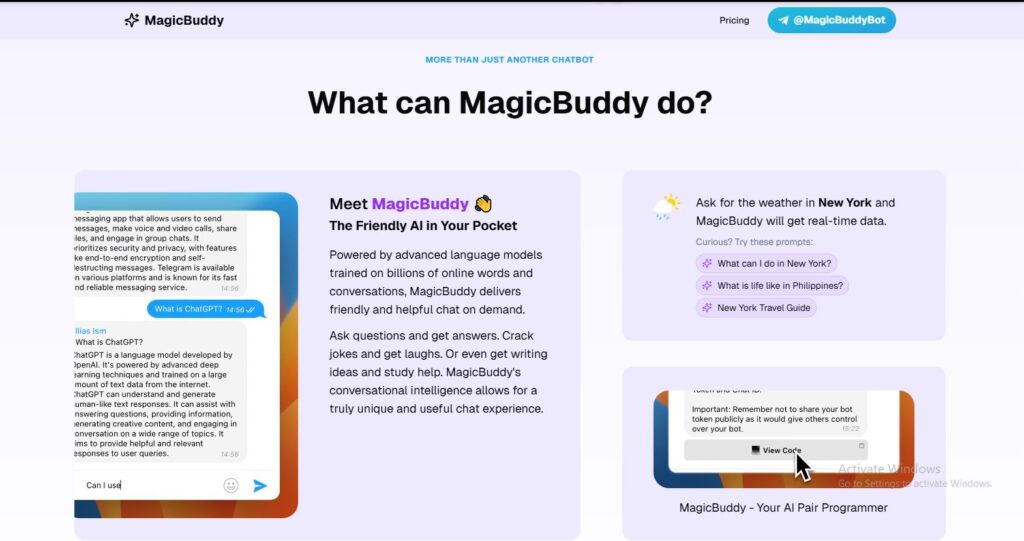 Magic Buddy screenshot